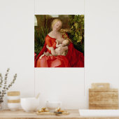 Maagd en kind 'Madonna met de Iris', 1508 Poster (Keuken)