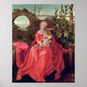 Maagd en kind 'Madonna met de Iris', 1508 Poster
