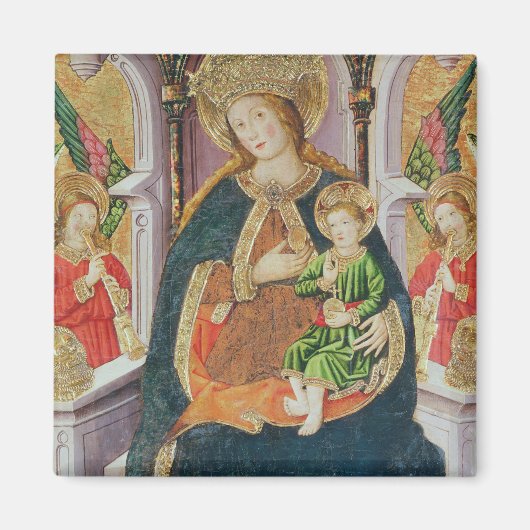 Maagd en kind met Angel Musici Magneet (Voorkant)