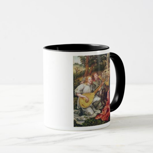 Maagd en kind met Angels Mok (Voorkant rechts)