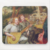 Maagd en kind met Angels Muismat (Voorkant)