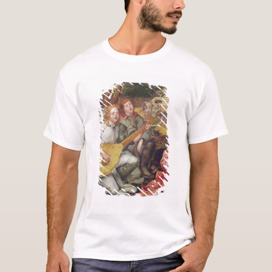 Maagd en kind met Angels T-shirt (Voorkant)