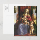 Maagd en kind met de baby Sint-John Briefkaart (Voorkant / Achterkant)