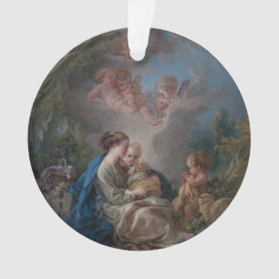 Maagd en kind met de heilige John de Baptist Ornament
