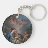 Maagd en kind met de heilige John de Baptist Sleutelhanger (Achterkant)