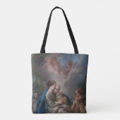 Maagd en kind met de heilige John de Baptist Tote Bag (Achterkant)