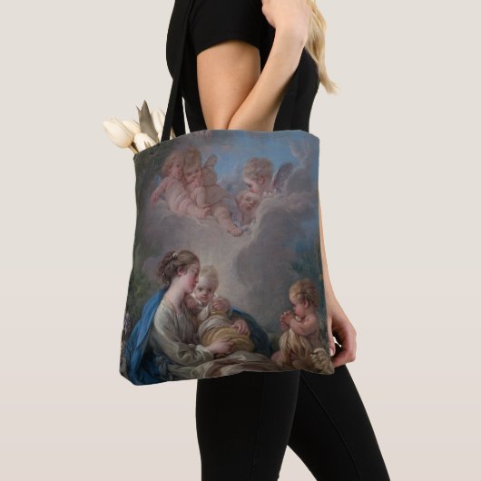 Maagd en kind met de heilige John de Baptist Tote Bag (Dichtbij)