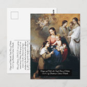 Maagd en Kind met de Heilige Roos Briefkaart (Voorkant / Achterkant)