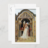 Maagd en Kind met Drie Angels, centraal paneel Briefkaart (Voorkant / Achterkant)