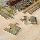 Maagd en Kind met Drie Angels, centraal paneel Legpuzzel (Zijkant)