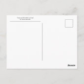 Maagd en kind met een engel, Sandro Botticelli Briefkaart (Achterkant)