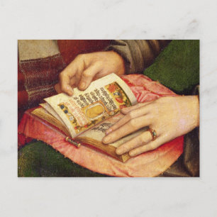 Maagd en kind met heiligen briefkaart