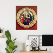 Maagd en kind met John de Baptist Poster (Thuiskantoor)