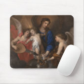 Maagd en kind met muziek die Angels maken Muismat (Met muis)