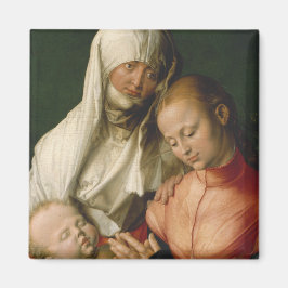 Maagd en kind met Saint Anne van Durer Magneet