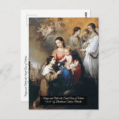 Maagd en Kind met Sint-Roos Briefkaart (Voorkant / Achterkant)