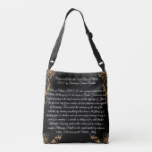 Maagd en Kind met Sint-Roos Crossbody Tas (Achterkant)