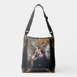 Maagd en Kind met Sint-Roos Crossbody Tas