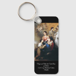 Maagd en Kind met Sint-Roos Sleutelhanger