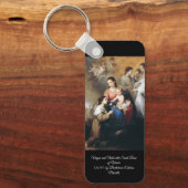 Maagd en Kind met Sint-Roos Sleutelhanger (Voorkant)