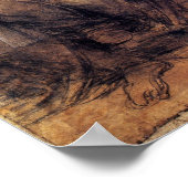 Maagd en kind met St. Anne sketch Poster (Hoek)