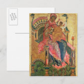 Maagd en kind, Moskou School Briefkaart (Voorkant / Achterkant)