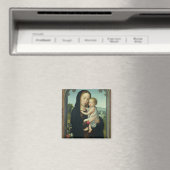 Maagd en kind (olie op het paneel) magneet (Insitu (Vaatwasser))