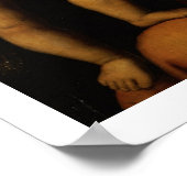 Maagd en kind (olie op het paneel) poster (Hoek)