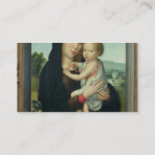 Maagd en kind (olie op het paneel) visitekaartje (Achterkant)