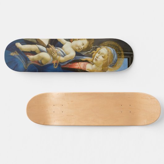 Maagd en kind persoonlijk skateboard (Horizontaal)