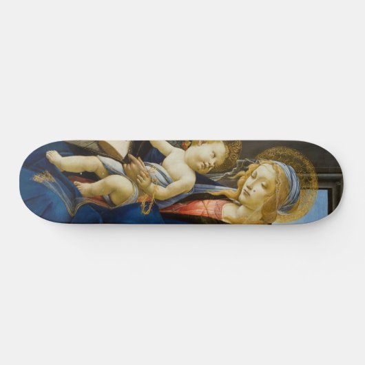 Maagd en kind persoonlijk skateboard (Horizontaal)