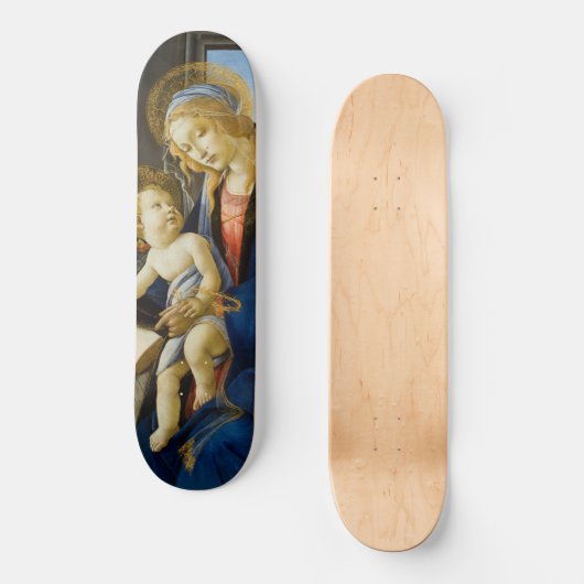 Maagd en kind persoonlijk skateboard (Voorkant)