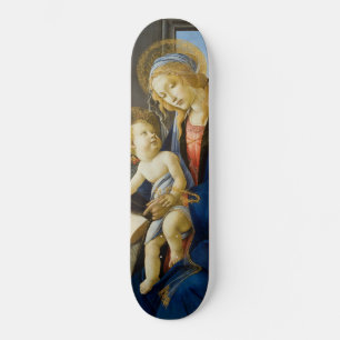 Maagd en kind persoonlijk skateboard