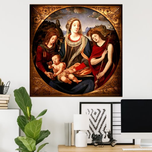 Maagd en kind poster (Thuiskantoor)