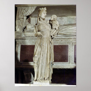 Maagd en kind poster