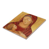 maagd en kind tegeltje (Zijkant)