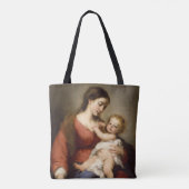 Maagd en kind tote bag (Achterkant)