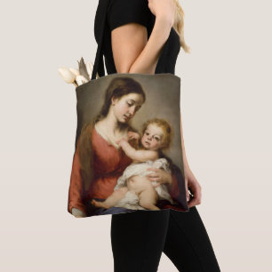 Maagd en kind tote bag