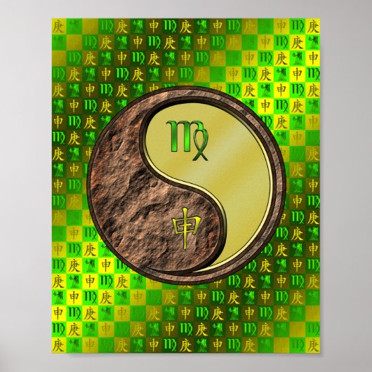 Maagd en metalen aap poster (Voorkant)