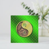 Maagd en metalen geit kaart (Staand voorkant)