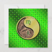 Maagd en metalen geit kaart (Voorkant)