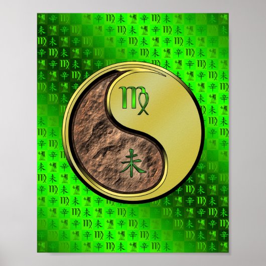 Maagd en metalen geit poster (Voorkant)