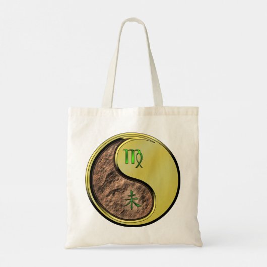 Maagd en metalen geit tote bag (Achterkant)