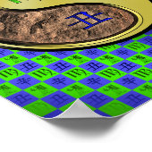 Maagd en metalen os poster (Hoek)