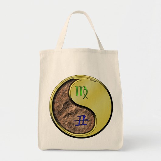 Maagd en metalen os tote bag (Voorkant)