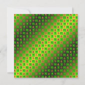 Maagd en metalen paard kaart (Achterkant)