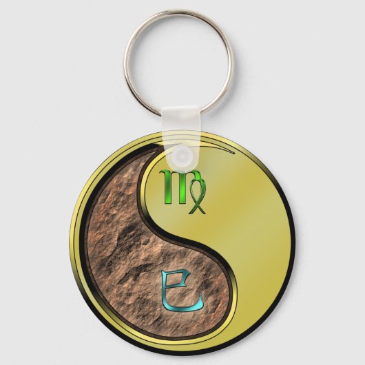 Maagd en metalen slang sleutelhanger (Voorkant)
