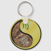 Maagd en metalen slang sleutelhanger (Achterkant)