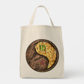 Maagd en vuur tijger tote bag (Achterkant)