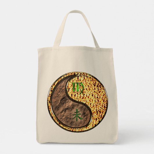 Maagd en vuurgeit tote bag (Achterkant)